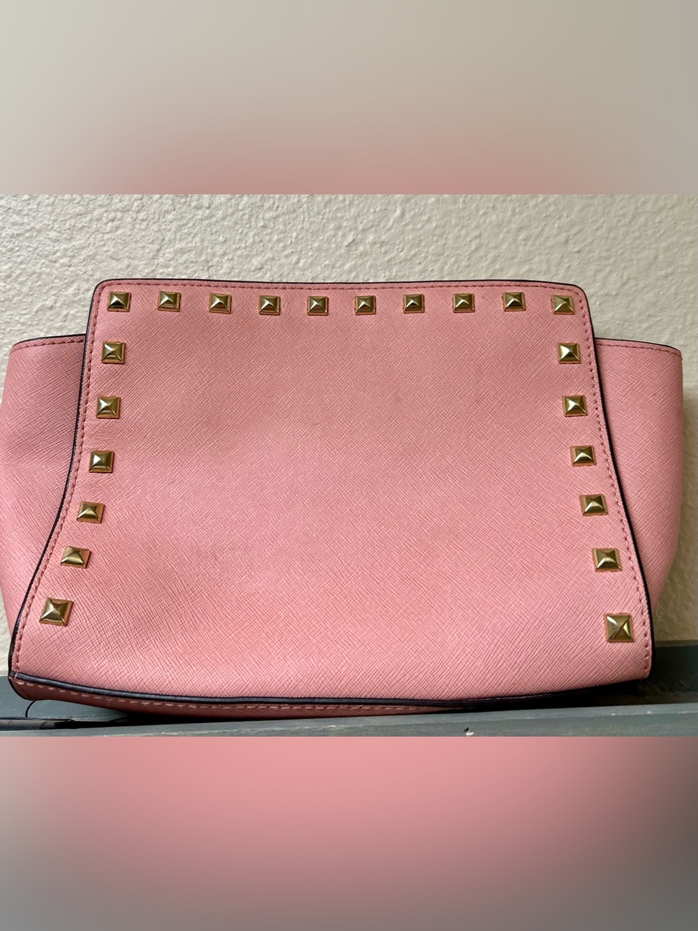MICHAEL KORS LEATHER Selma crossbody pink - Picture 9 of 10
